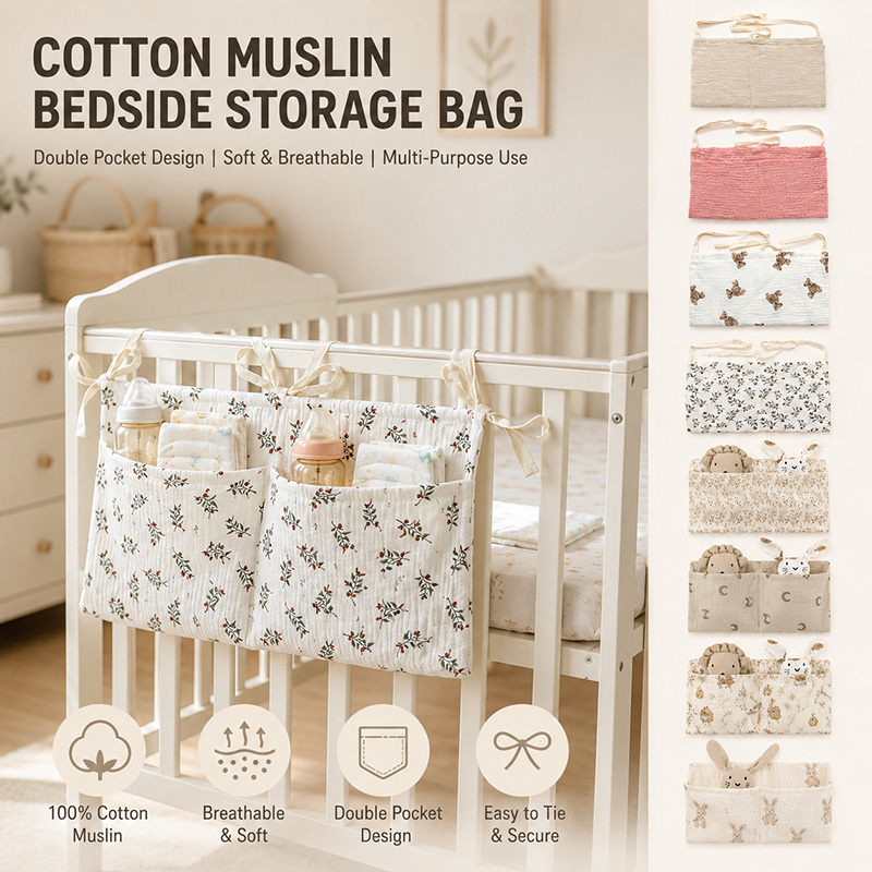 Baby Nursery Organization Ideas - Organisateur de lit de bébé en