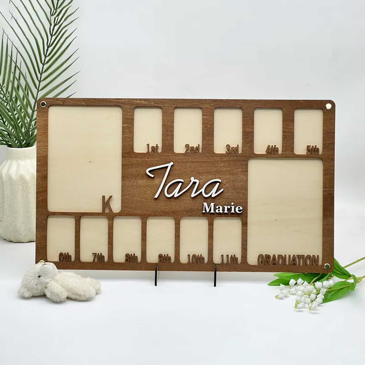 Baby Nursery Office - 1 plaque murale en bois personnalisable