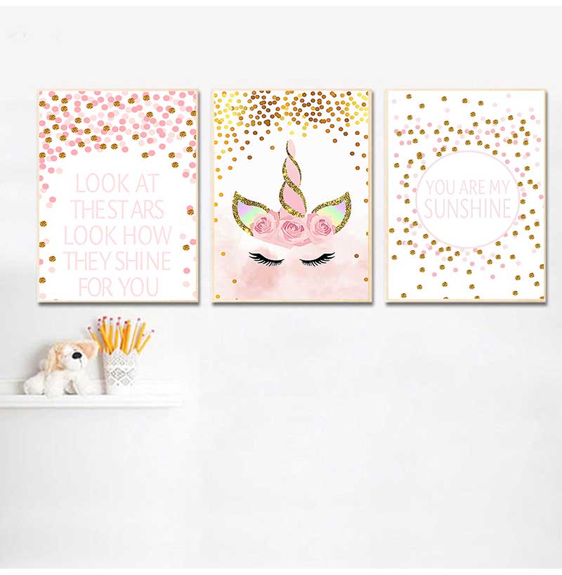 Baby Nursery Quotes - Tableau décoratif pour chambre de bébé