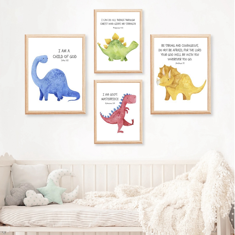 Baby Nursery Quotes - Affiches de citations de la Bible
