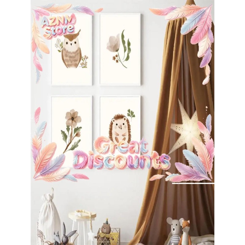 Baby Nursery Animal Theme - Décoration murale pour chambre d'enfant 2026