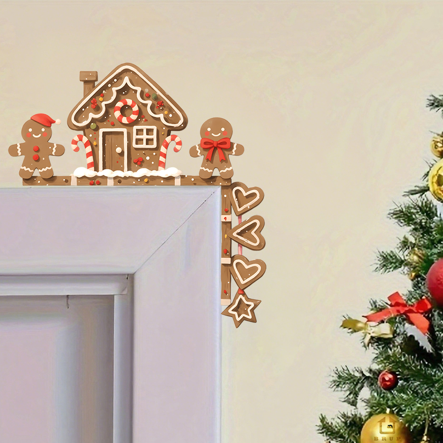 Baby Nursery Wall Decor - Autocollant mural de noël maison en