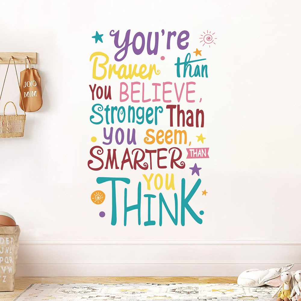 Baby Nursery Quotes - Autocollants muraux avec Slogan intelligent You