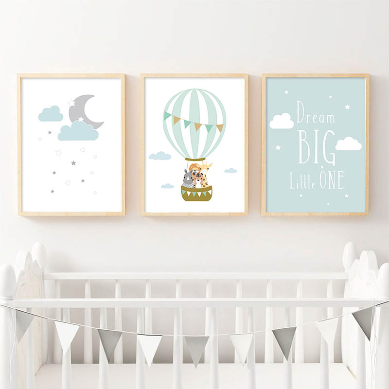 Baby Nursery Quotes - Affiche murale en toile pour chambre