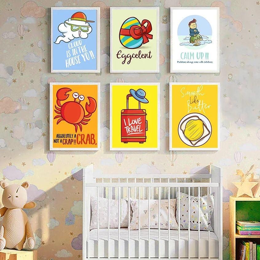 Baby Nursery Quotes - Impression sur toile murale avec citation