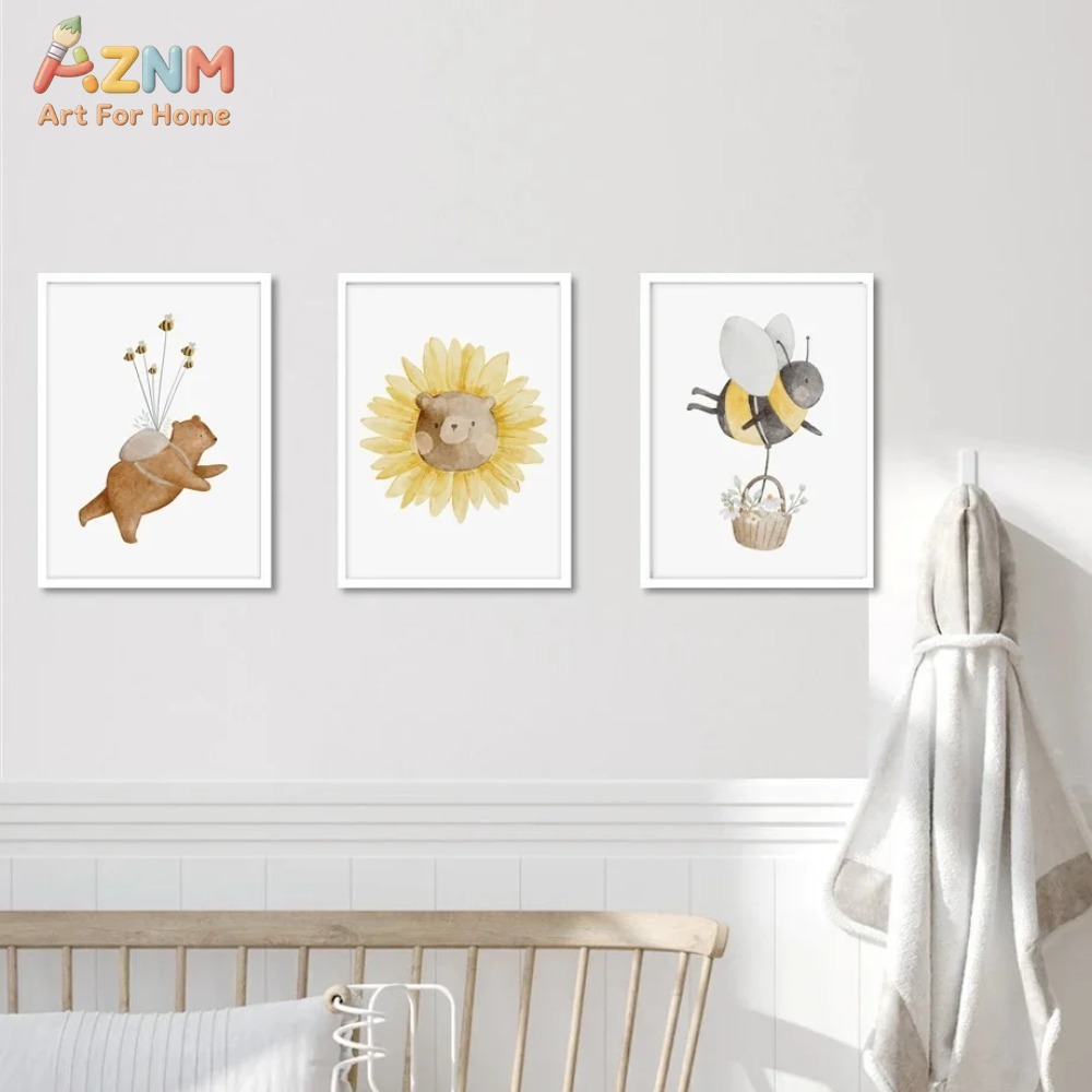 AZNM – toile murale avec motif - Baby Nursery Frames avis et prix