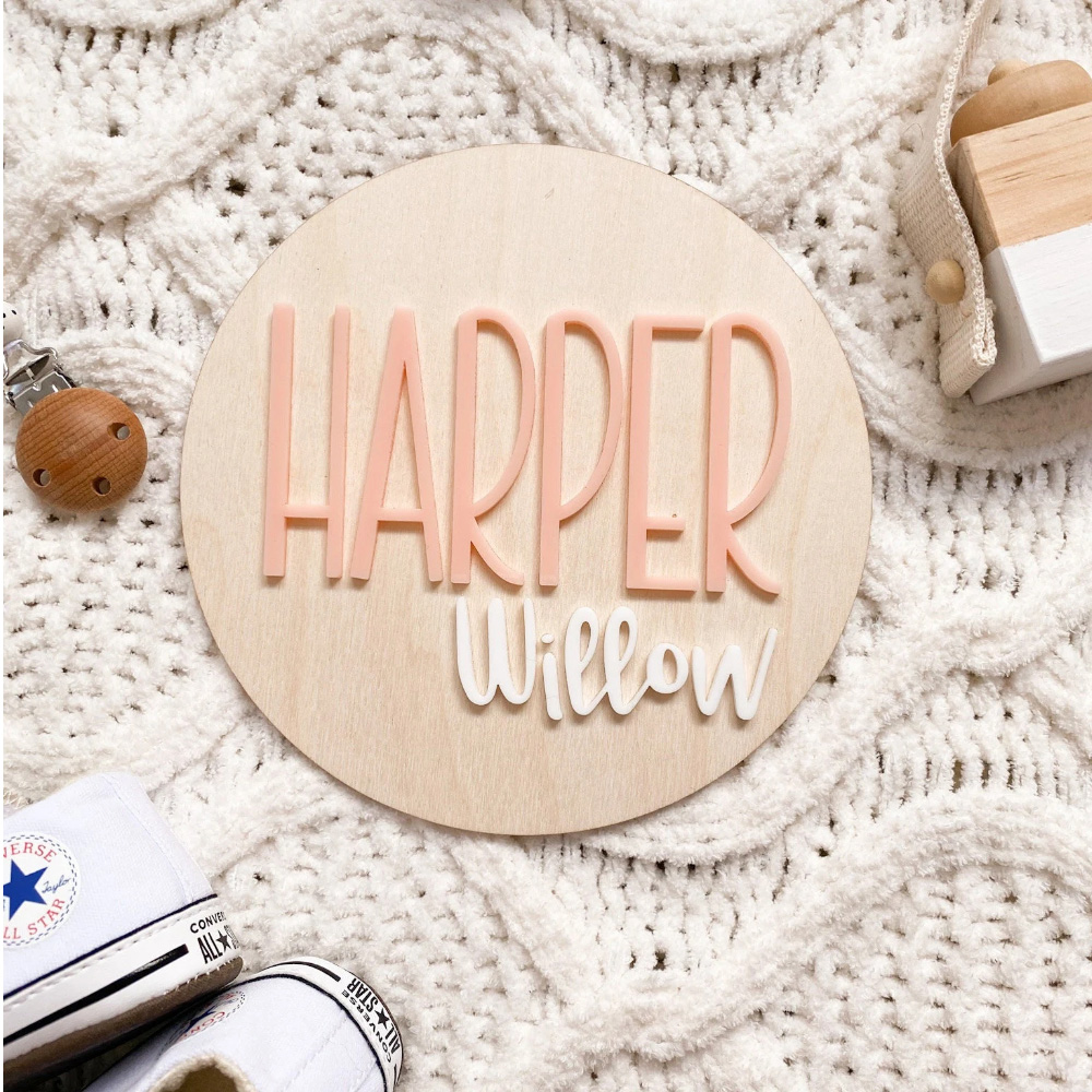 Plaque d'annonce de naissance  - Baby Nursery Decor avis et prix