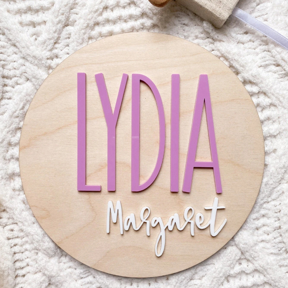 Plaque d'annonce de naissance  - Baby Nursery Decor avis et prix