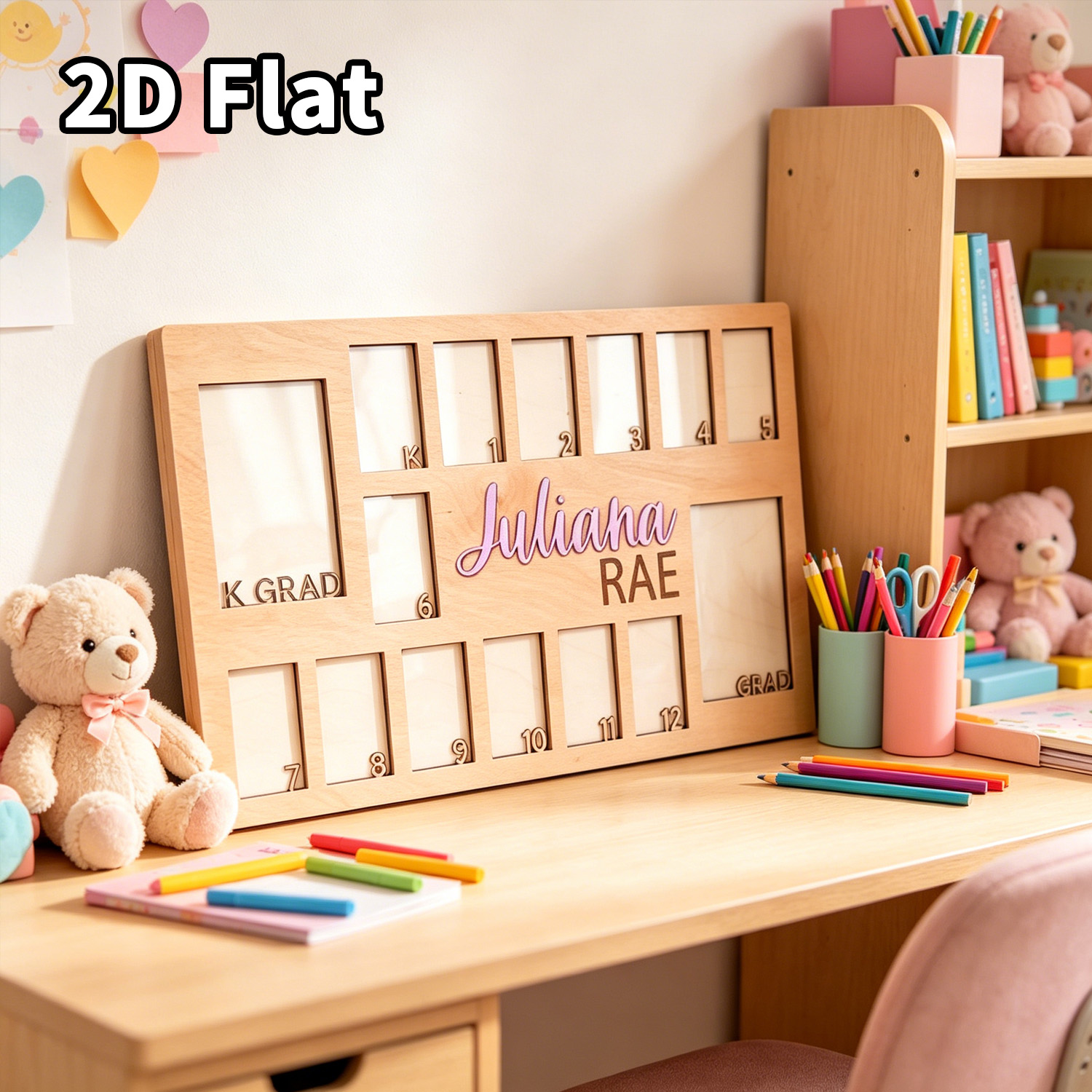 1 plaque murale en bois person - Baby Nursery Office avis et prix