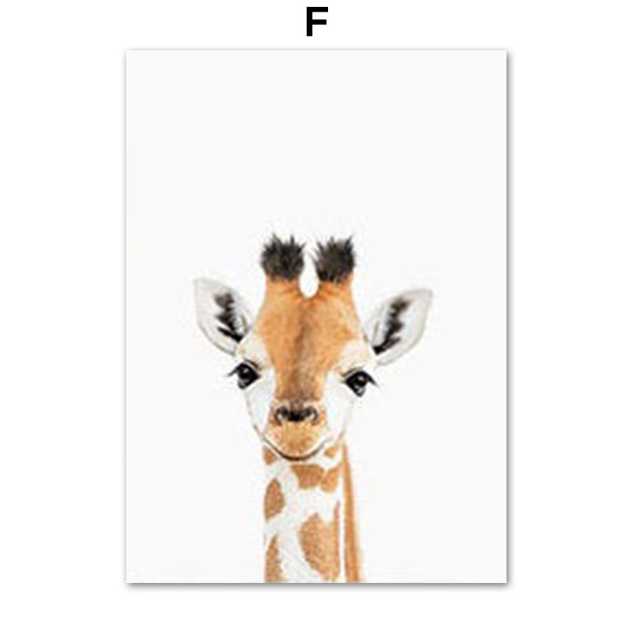 Affiches murales d'animaux pou - Baby Nursery Jungle avis et prix