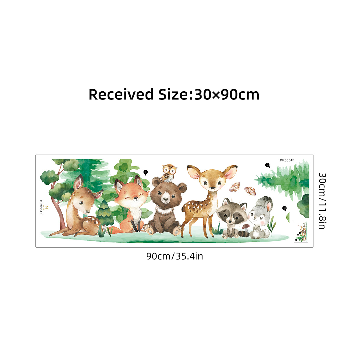 Autocollants muraux thème anim - Baby Nursery Animal Theme avis et prix
