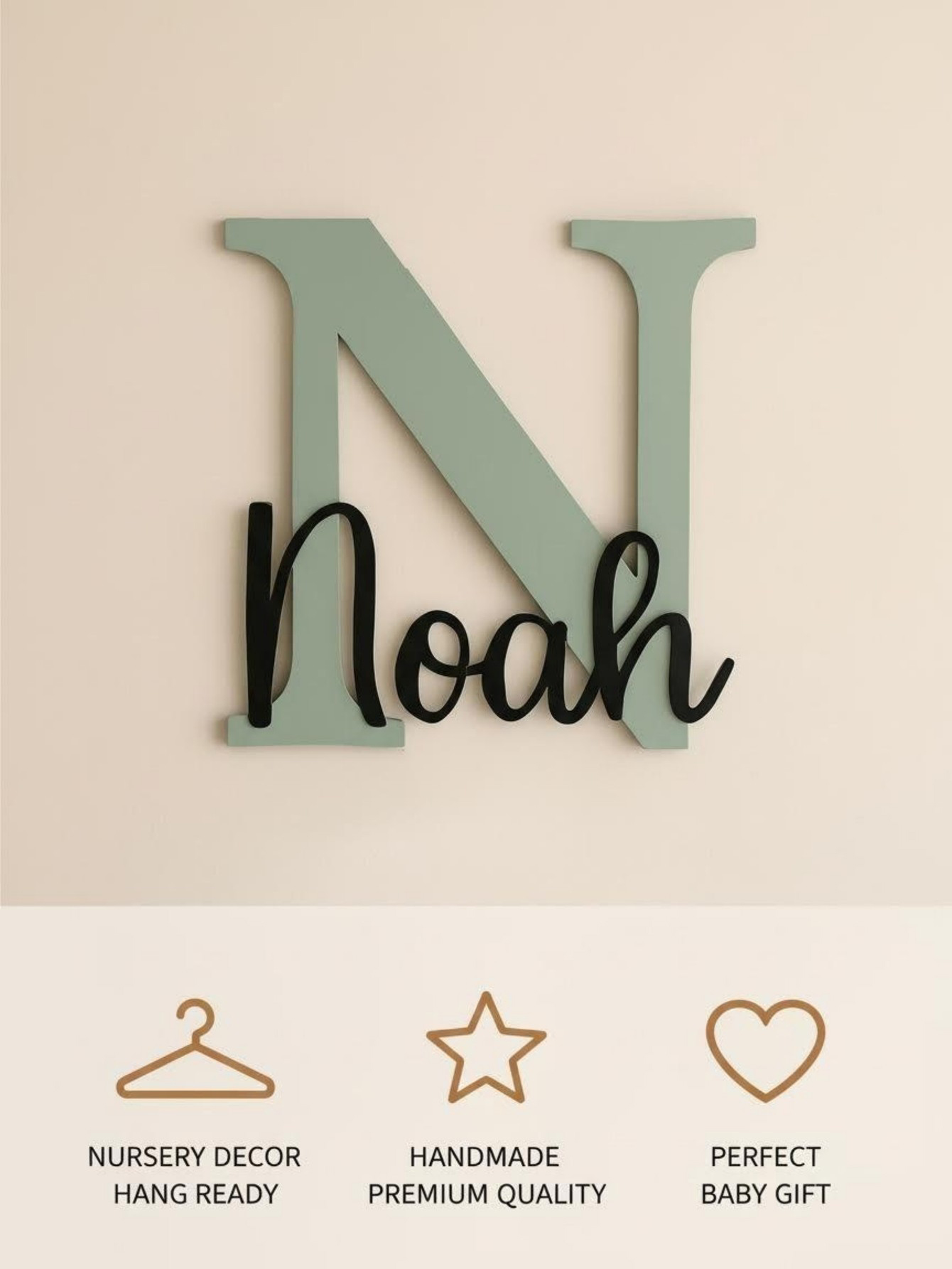 Panneau nominatif personnalisé - Baby Nursery Wall Decor avis et prix