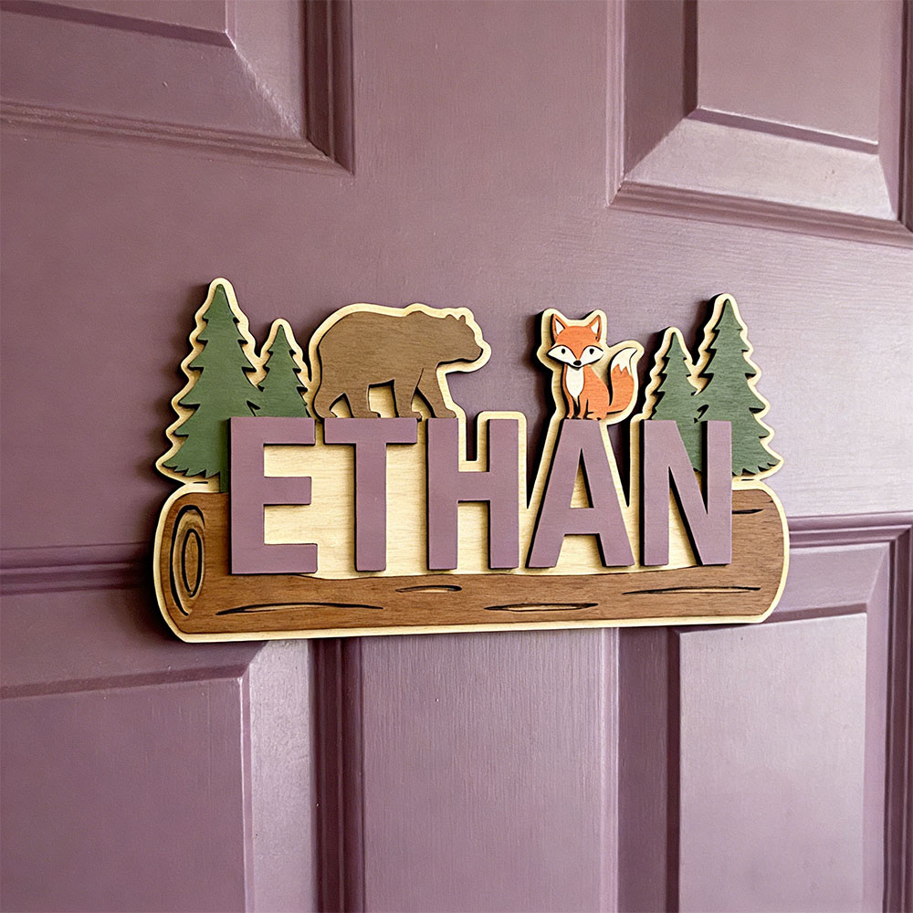 Plaque en bois personnalisée a - Baby Nursery Decor avis et prix