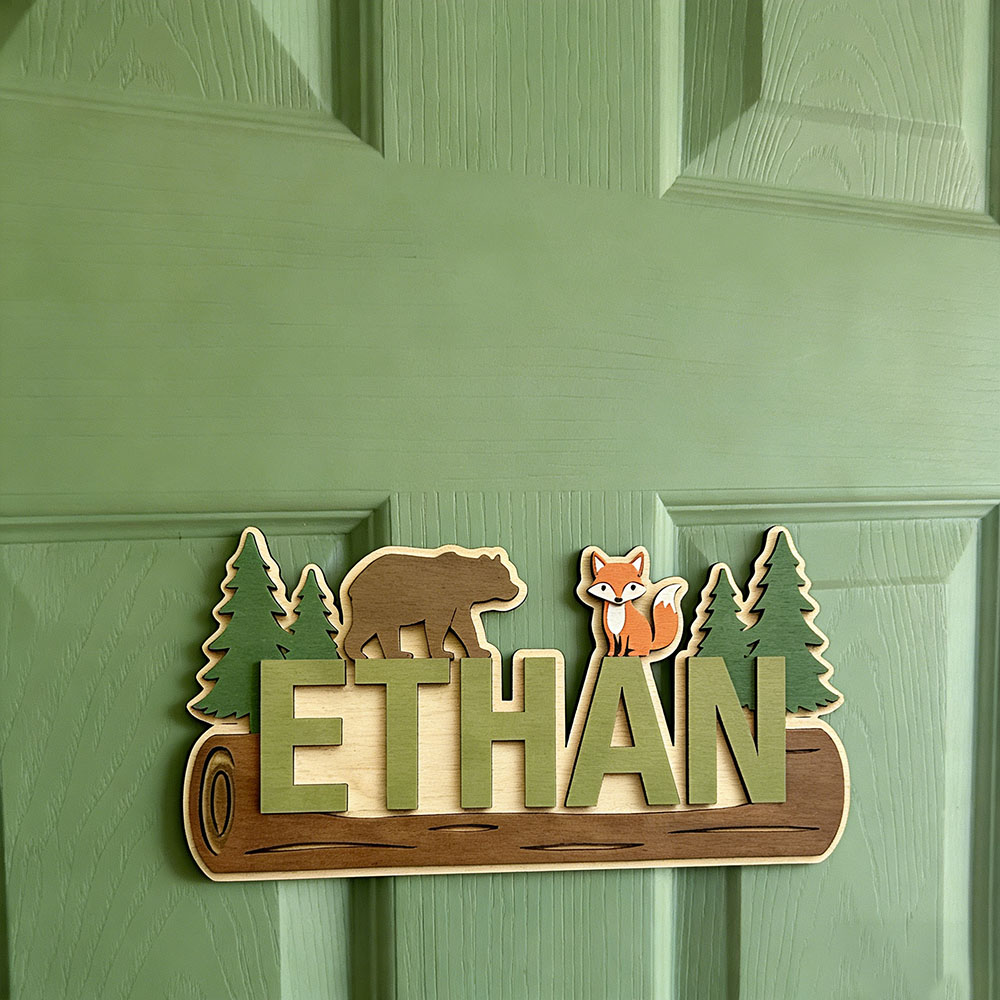 Plaque en bois personnalisée a - Baby Nursery Decor avis et prix