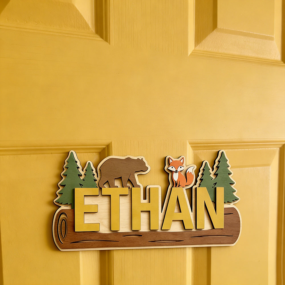 Plaque en bois personnalisée a - Baby Nursery Decor avis et prix
