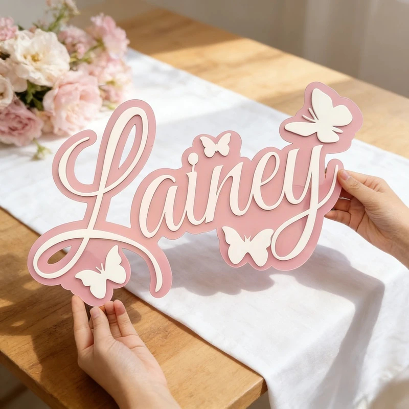Plaque personnalisée avec le n - Baby Nursery Decor avis et prix