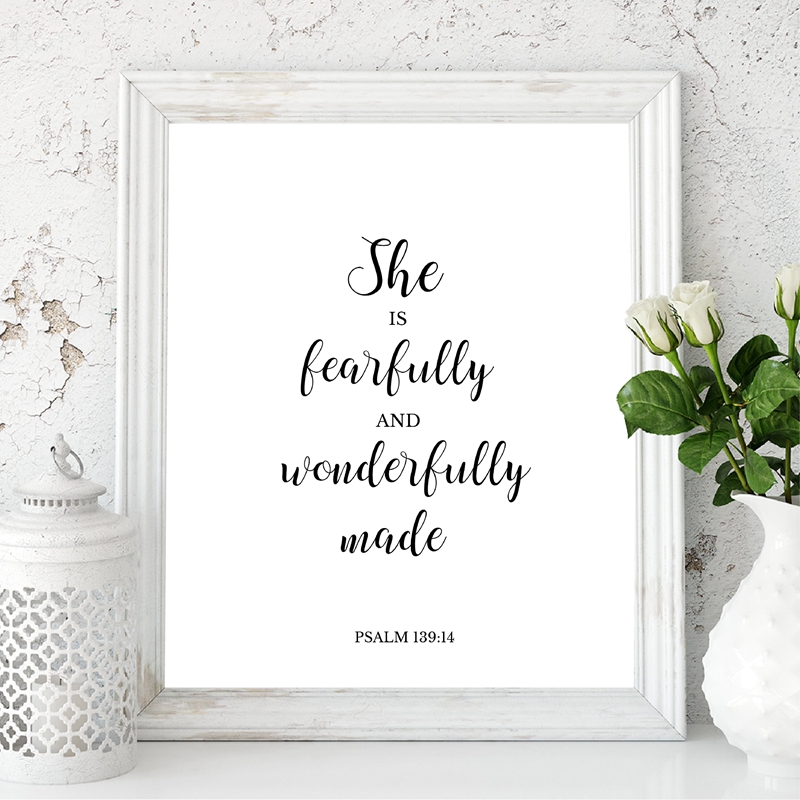 Toile d'art mural chrétien ave - Baby Nursery Quotes avis et prix