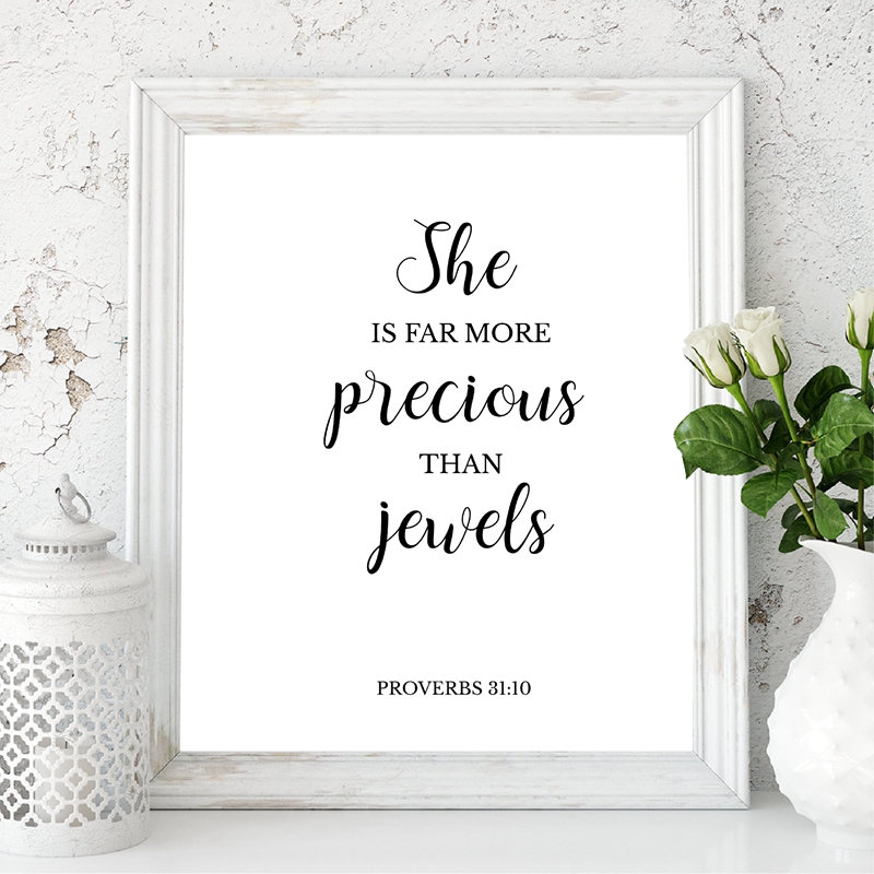Toile d'art mural chrétien ave - Baby Nursery Quotes avis et prix