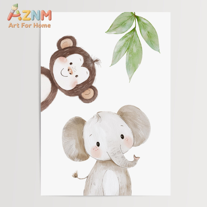 1 pièce/3 pièces d'impressions - Baby Nursery Animal Theme avis et prix