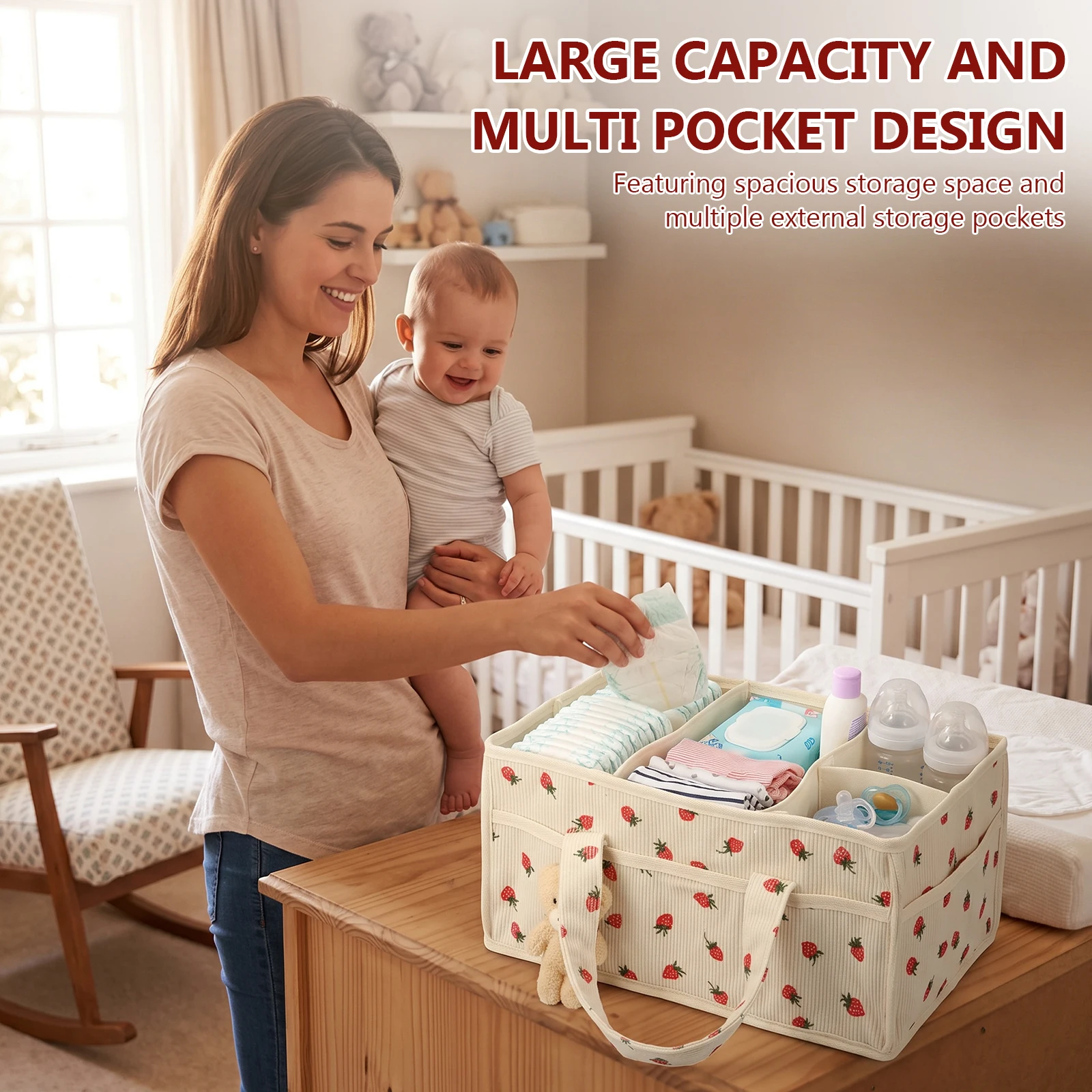 Panier de rangement portable e - Baby Nursery Organization Ideas avis et prix