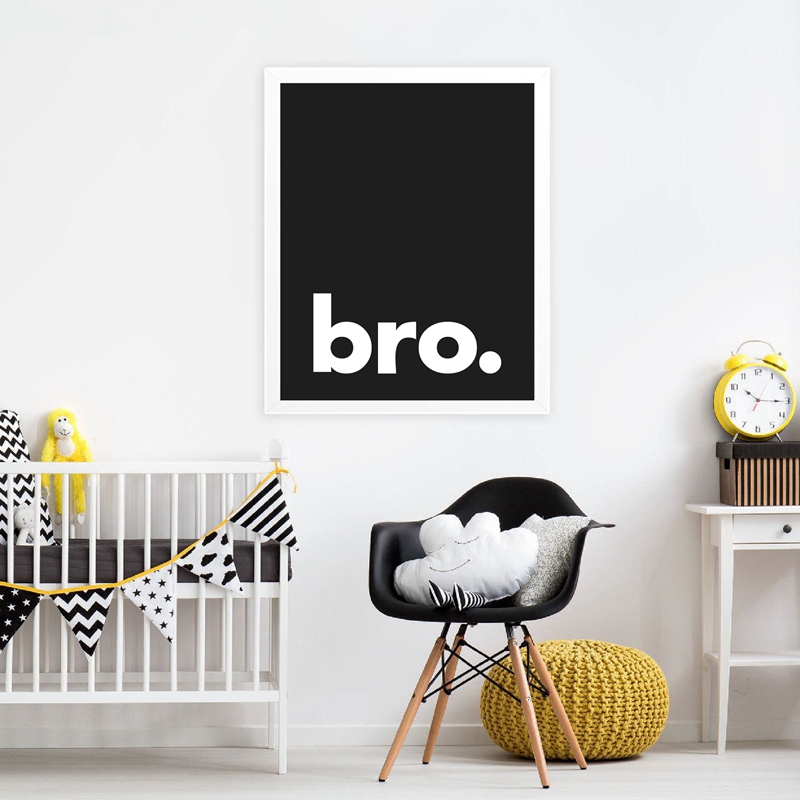 Fro. Affiche de calligraphie m - Baby Nursery Quotes avis et prix