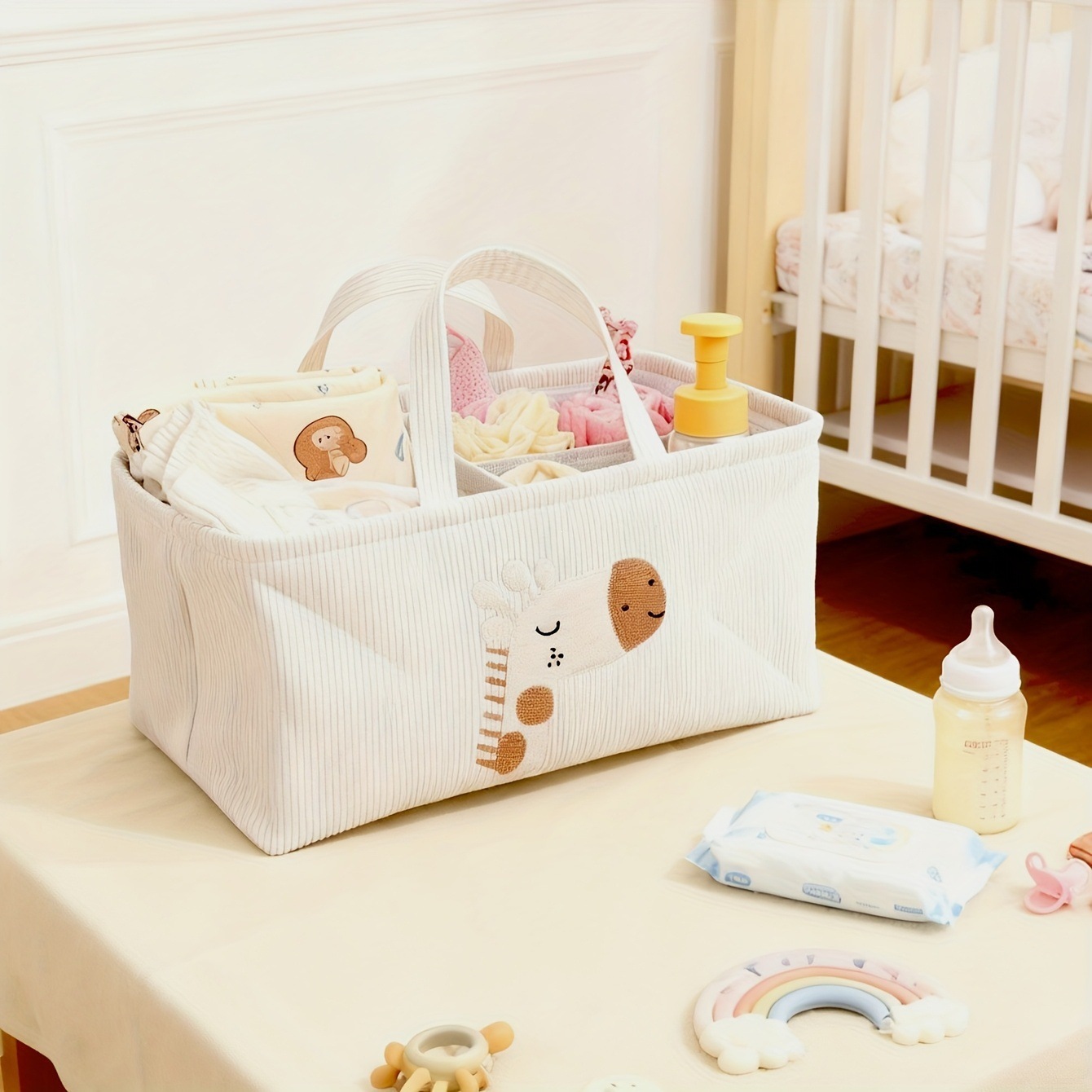 Panier de rangement pliable en - Baby Nursery Organization Ideas avis et prix