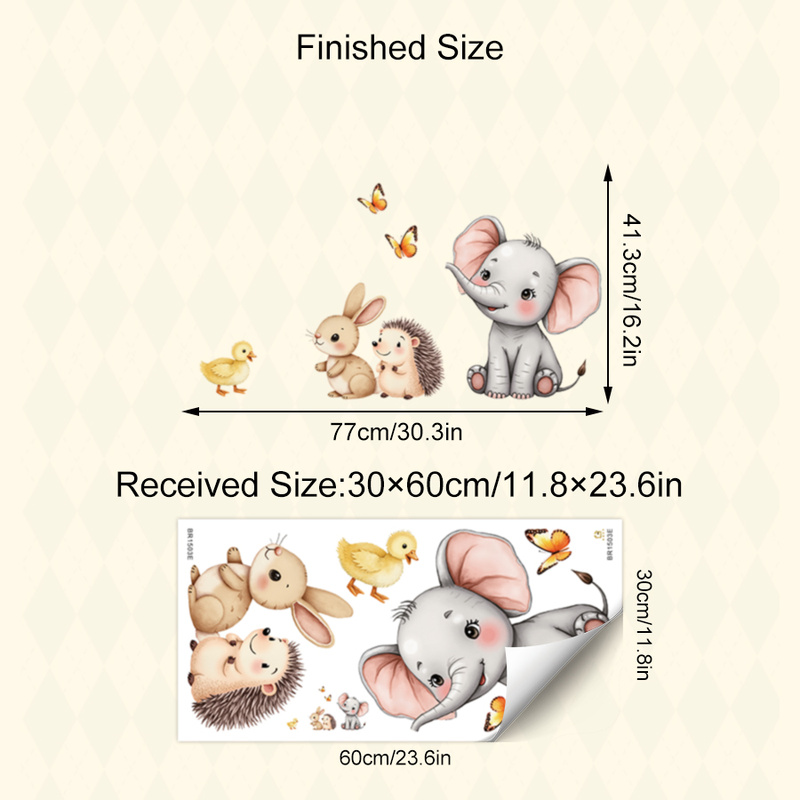 Autocollant mural d'animal de  - Baby Nursery Wall Decor avis et prix