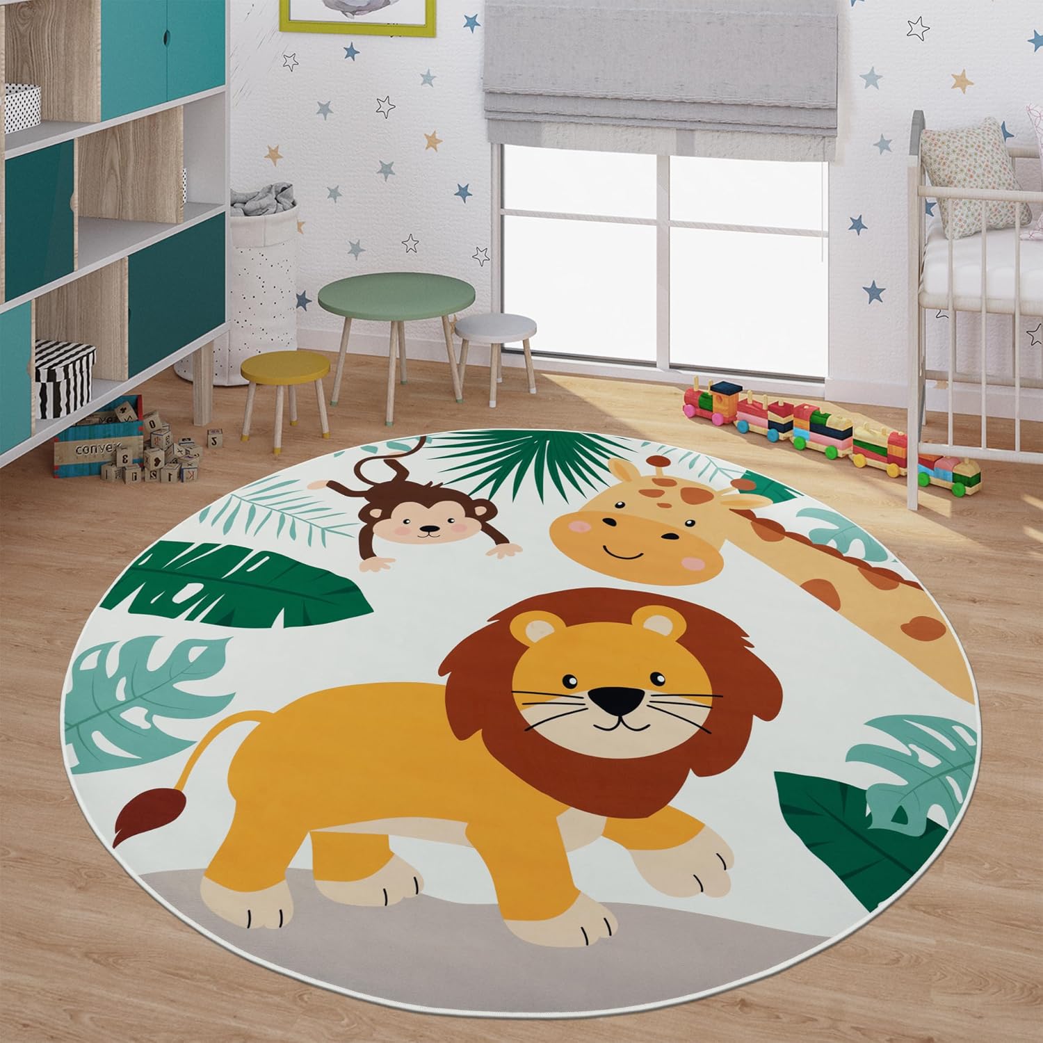 Tapis de jeu pour enfants à im - Baby Nursery Animal Theme avis et prix