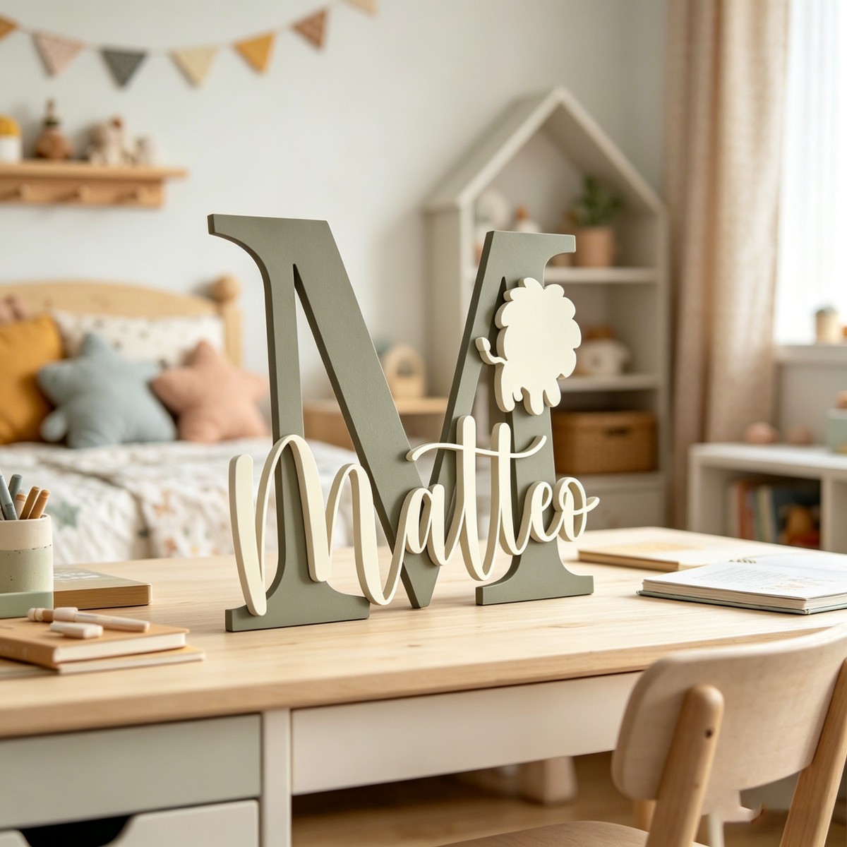1 plaque nominative en bois pe - Baby Nursery Decor avis et prix