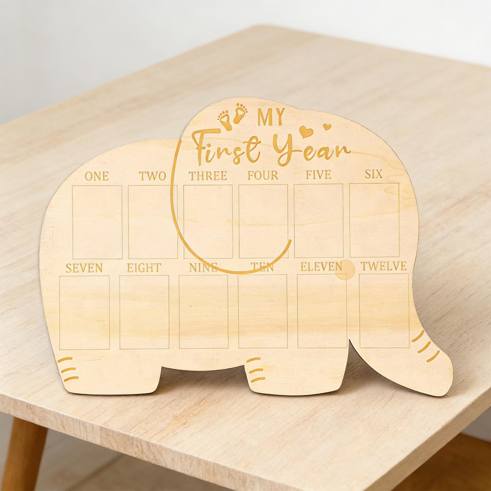 Collage photo des premiers moi - Baby Nursery Frames avis et prix