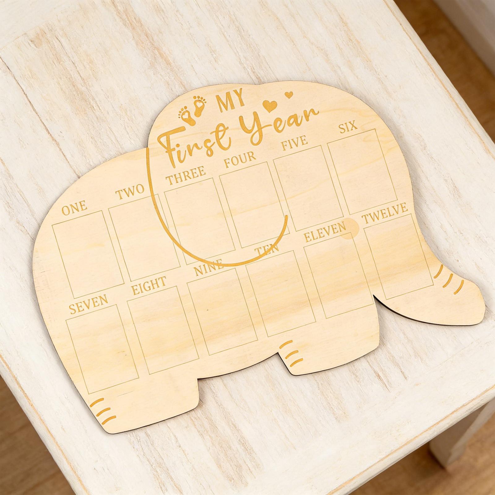 Collage photo des premiers moi - Baby Nursery Frames avis et prix