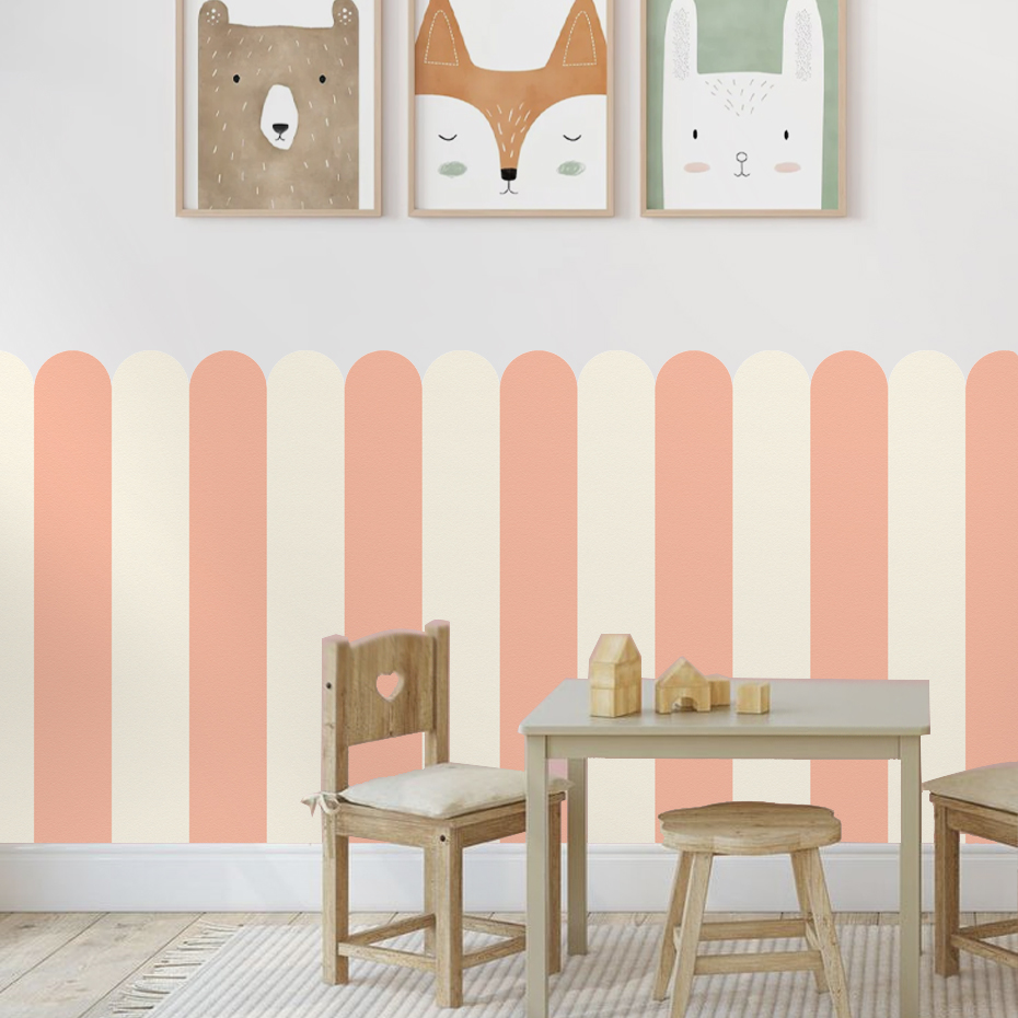 Papier peint en Arc à rayures  - Baby Nursery Wall Decor avis et prix