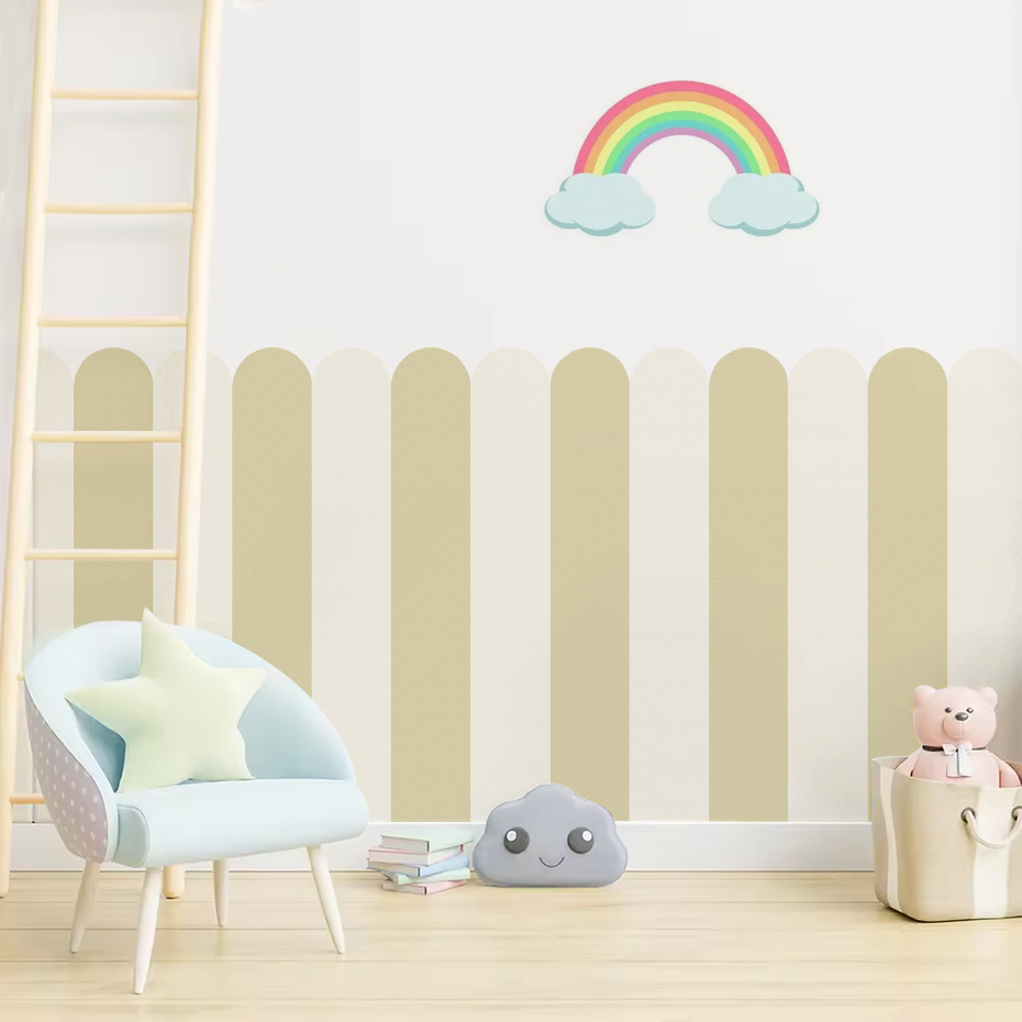 Papier peint en Arc à rayures  - Baby Nursery Wall Decor avis et prix